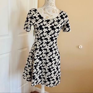 H&M Floral Dress • Black & White
